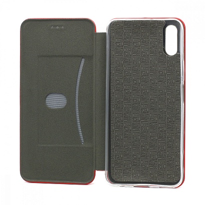 Чехол-книжка BF модельный (силикон/кожа) для Xiaomi Redmi 9A красный