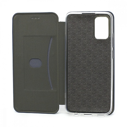 Чехол-книжка BF модельный (силикон/кожа) для Samsung Galaxy A02S/M02S синий