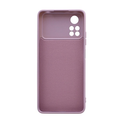 Чехол Silicone Case NEW ERA (накладка/силикон) для Xiaomi Poco X4 Pro 5G сиреневый