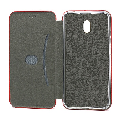 Чехол-книжка BF модельный (силикон/кожа) для Xiaomi Redmi 8A красный