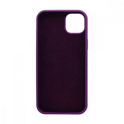 Чехол Silicone Case без лого для Apple iPhone 14 Plus/6.7 (полная защита) (045) фиолетовый