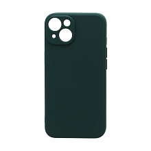 Чехол Silicone Case NEW ERA (накладка/силикон) для Apple iPhone 14/6.1 темно зеленый