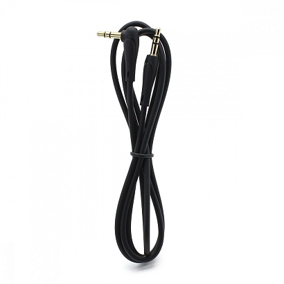 Кабель AUX (3,5 mm jack) HOCO UPA 14 (100см) черный