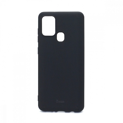 Чехол OU Lovely Fruit для Samsung Galaxy A21S (A217) силикон в блистере матовый черный