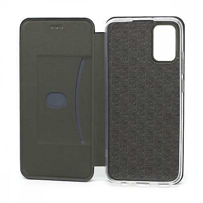 Чехол-книжка BF модельный (силикон/кожа) для Samsung Galaxy A02S/M02S черный