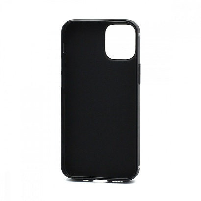 Чехол OU Lovely Fruit для Apple iPhone 12 Mini/5.4 силикон в блистере матовый чёрный
