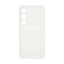 Чехол с кармашком для Samsung Galaxy S23 прозрачный (001)