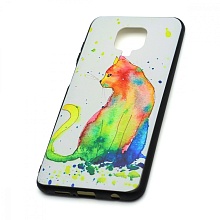Чехол EDIVIA 3D Print (накладка/силикон-пластик) для Xiaomi Redmi Note 9S/Note 9 Pro (080)