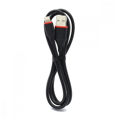 Кабель USB - Lightning Borofone BX17 "Enjoy" (2.4, 100см) черный