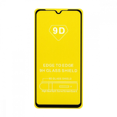 Защитное стекло Full Glass для Vivo Y91c/Y93/Y95 черное (Full GC) тех. пак