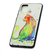 Чехол EDIVIA 3D Print (накладка/силикон-пластик) для Samsung Galaxy A21S (080)