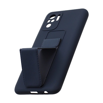 Чехол Magnetic Stend 2 для Xiaomi Redmi Note 10/Redmi Note 10S (010) синий