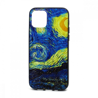 Чехол EDIVIA 3D Print (накладка/силикон-пластик) для iPhone 12/12 Pro/6.1 (020)