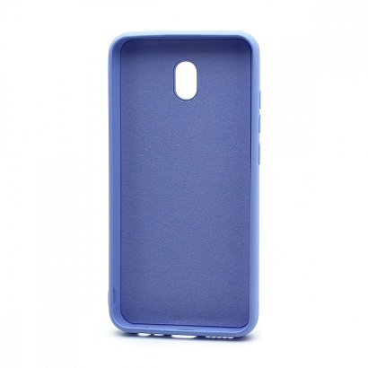 Чехол Silicone Case NEW ERA (накладка/силикон) для Xiaomi Redmi 8A голубой