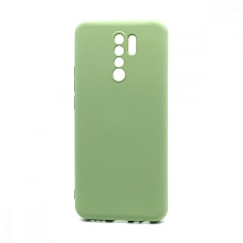 Чехол Silicone Case NEW ERA (накладка/силикон) для Xiaomi Redmi 9 зеленый