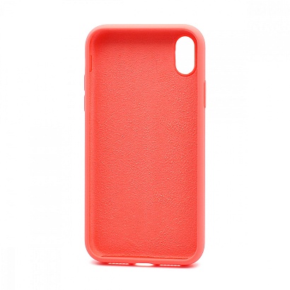 Чехол Silicone Case без лого для Apple iPhone XR (полная защита) (029) оранжевый