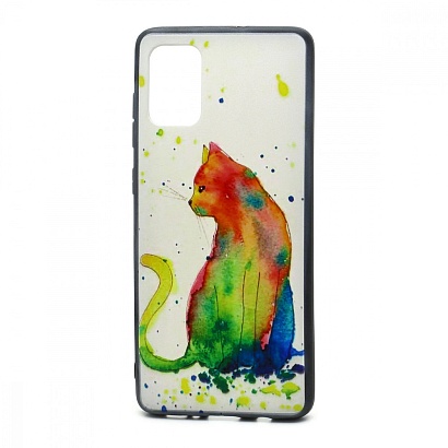 Чехол EDIVIA 3D Print (накладка/силикон-пластик) для Samsung Galaxy A71 (080)