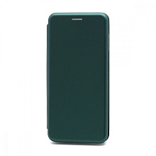 Чехол-книжка BF модельный (силикон/кожа) для Samsung Galaxy A12 зеленый