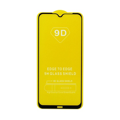 Защитное стекло Full Glass для Xiaomi Redmi Note 8 черное (Full GC) тех. пак