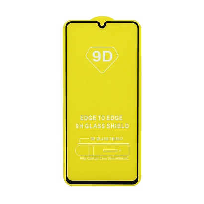 Защитное стекло Full Glass для Samsung Galaxy A41 (A415) черное (Full GC) тех. пак