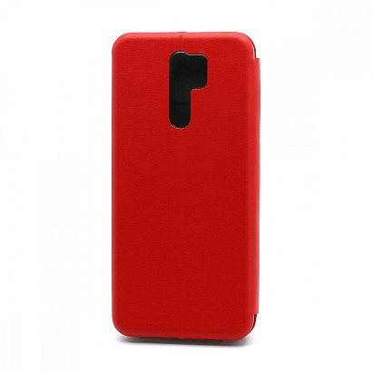 Чехол-книжка BF модельный (силикон/кожа) для Xiaomi Redmi 9 красный