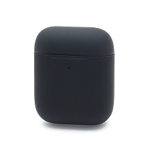 Чехол для наушников AirPods 2 Silicone Case (018) черный