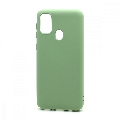 Чехол Silicone Case NEW ERA (накладка/силикон) для Samsung Galaxy M21/M30S зеленый