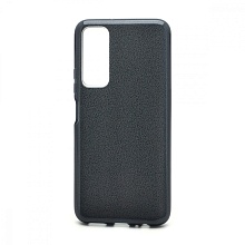Чехол Fashion с блестками силикон-пластик для Huawei P Smart 2021/Y7a черный