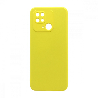 Чехол Silicone Case NEW ERA (накладка/силикон) для Xiaomi Redmi 10C желтый