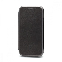 Чехол-книжка BF модельный (силикон/кожа) для Apple iPhone 12/12 Pro/6.1 серебристый
