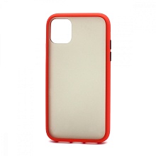 Чехол Shockproof Lite силикон-пластик для Apple iPhone 11/6.1 красно-черный