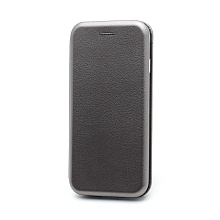 Чехол-книжка BF модельный (силикон/кожа) для Apple iPhone 7/8/SE 2020 серебристый