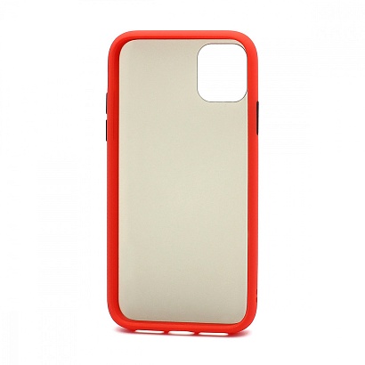 Чехол Shockproof Lite силикон-пластик для Apple iPhone 11/6.1 красно-черный