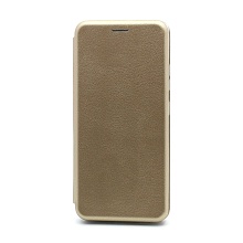 Чехол-книжка BF модельный (силикон/кожа) для Samsung Galaxy S10 Lite (G770F) золотистый