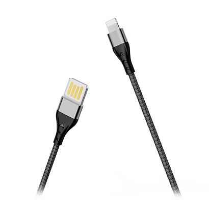 Кабель USB - Lightning Borofone BU11 "Tasteful" (2.4А, 120см) черный