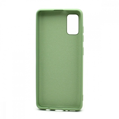 Чехол Silicone Case NEW ERA (накладка/силикон) для Samsung Galaxy A41 зеленый