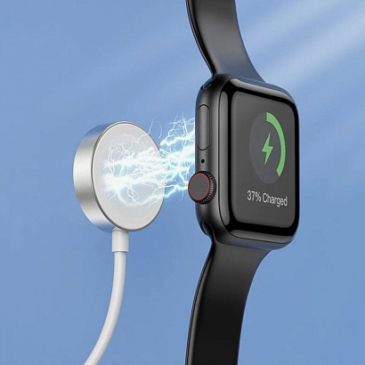 Универсальное беспроводное зарядное устройство для iWatch HOCO CW39 белое
