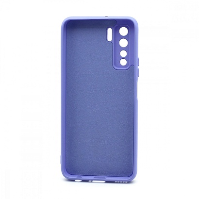 Чехол Silicone Case NEW ERA (накладка/силикон) для Huawei Honor 30S/Nova 7SE сиреневый
