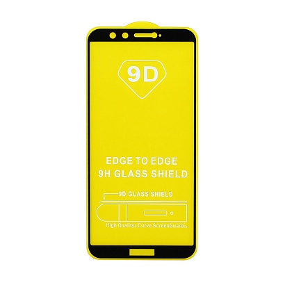 Защитное стекло Full Glass для Huawei Honor 9 Lite черное (Full GC) тех. пак