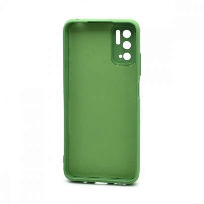 Чехол Silicone Case NEW ERA (накладка/силикон) для Xiaomi Redmi Note 10T зеленый