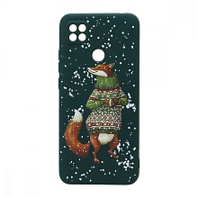 Чехол NEW ERA Winter для Xiaomi Redmi 9C/Redmi 10A (005) темно зеленый