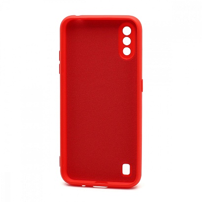 Чехол Silicone Case NEW ERA (накладка/силикон) для Samsung Galaxy A01 красный