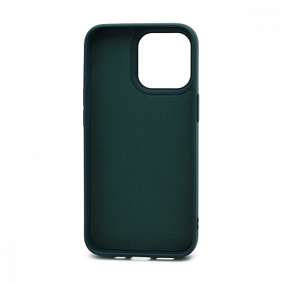 Чехол Silicone Case NEW ERA (накладка/силикон) для Apple iPhone 13 Pro/6.1 темно зеленый