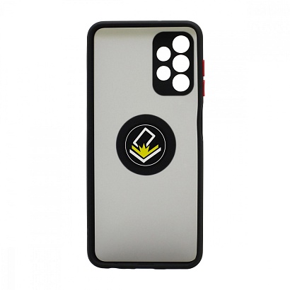 Чехол Shockproof Ring для Samsung Galaxy А13 (003) черно-красный