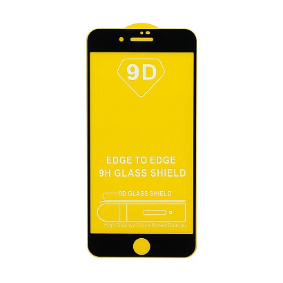 Защитное стекло Full Glass для Apple iPhone 7 Plus/8 Plus черное (Full GC) тех. пак