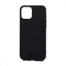 Чехол OU Lovely Fruit для Apple iPhone 12 Pro Max/6.7 силикон в блистере матовый чёрный