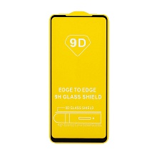 Защитное стекло Full Glass для Samsung Galaxy A21S (A217) черное (Full GC) тех. пак