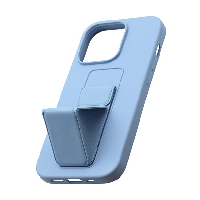 Чехол Magnetic Stend 2 для Apple iPhone 14 Pro/6.1 (008) голубой