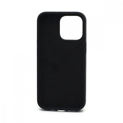 Чехол Silicone Case без лого для Apple iPhone 13 Pro/6.1 (полная защита) (018) черный