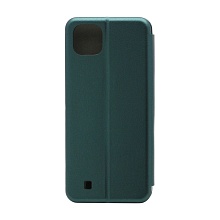 Чехол-книжка BF модельный (силикон/кожа) для Realme C11 2021 зеленый